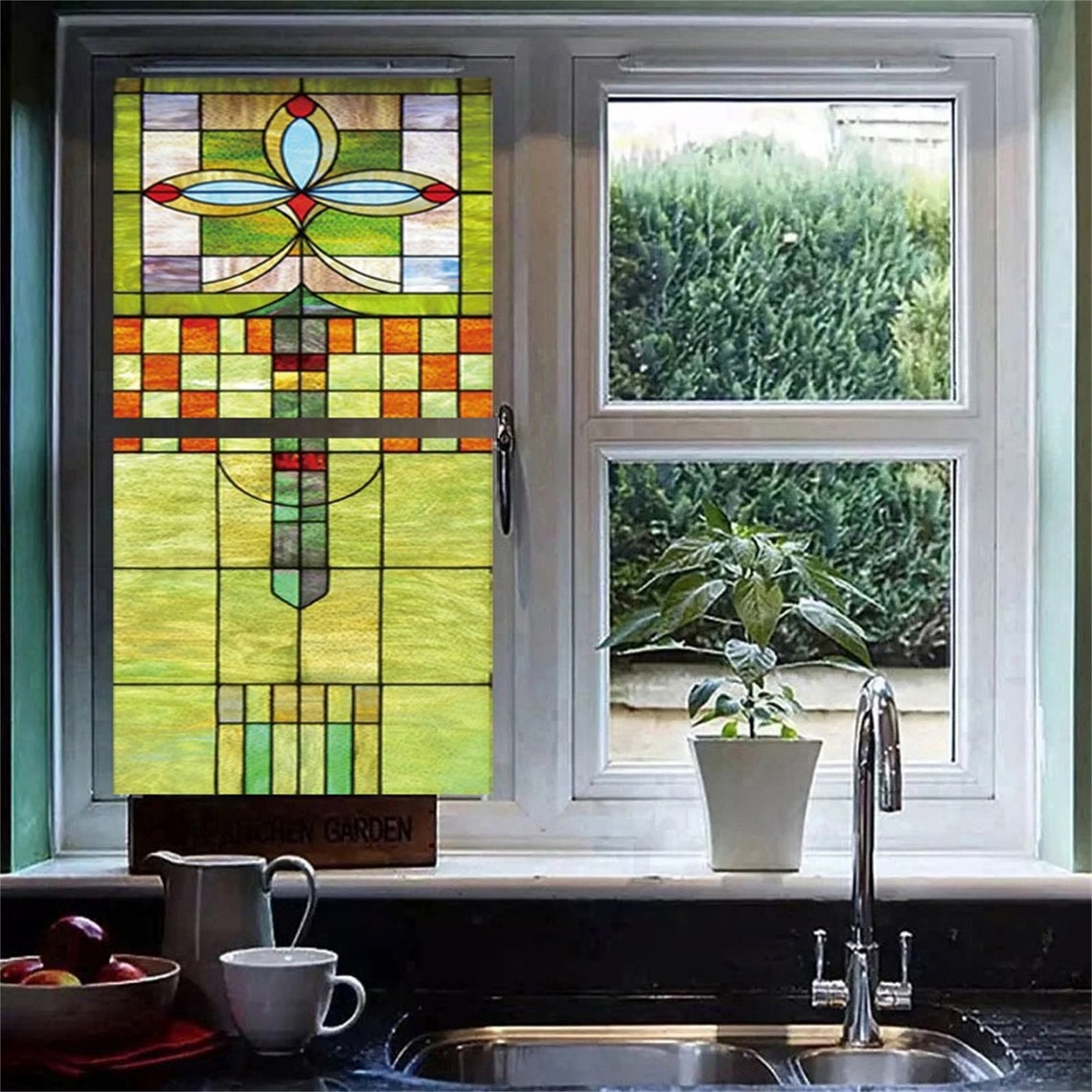 Custom Glass Window Film Electrostatic Frosted Stained PVC Etsy