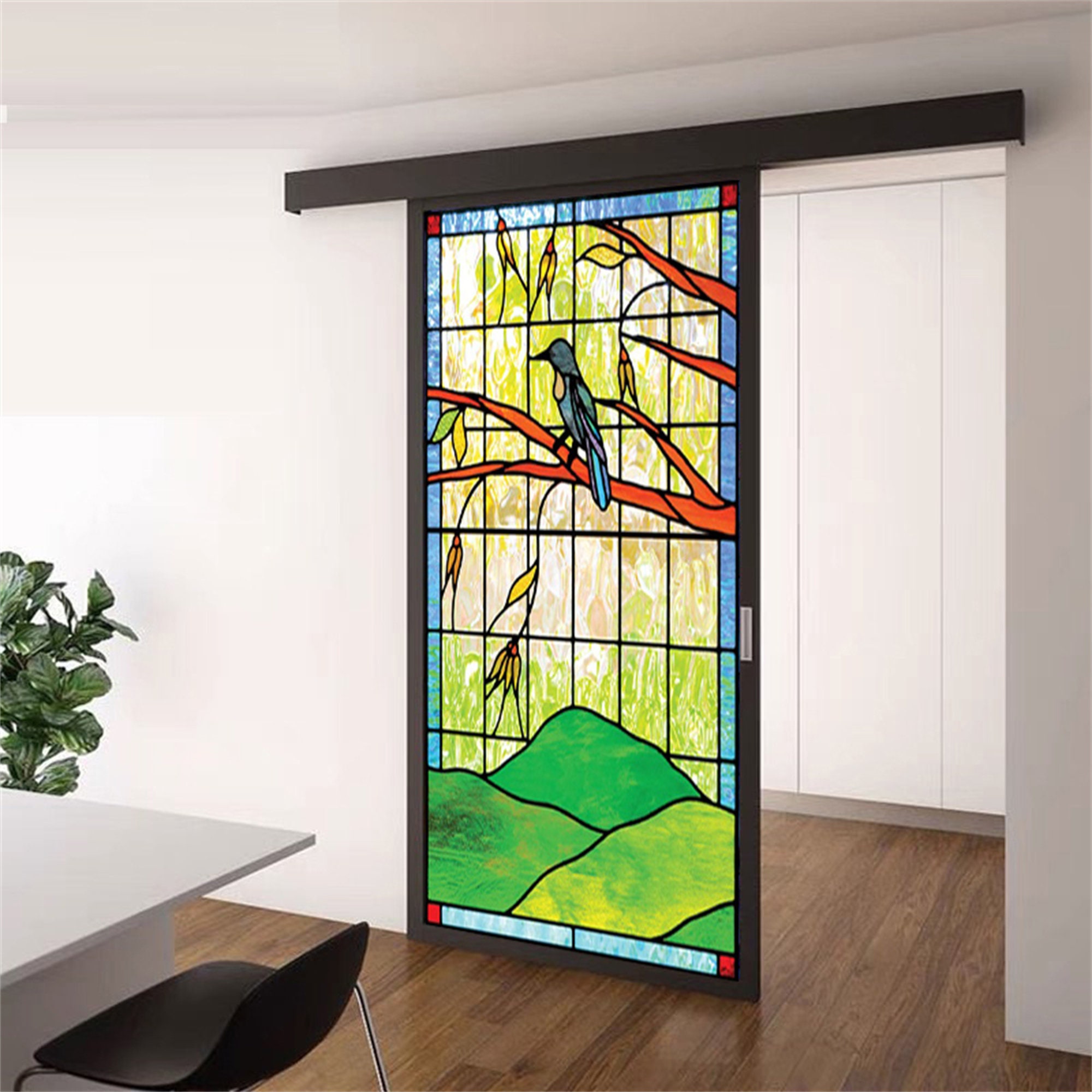 Kirche Glasfolie Bunt Fenster Opak Aufkleber Etsy