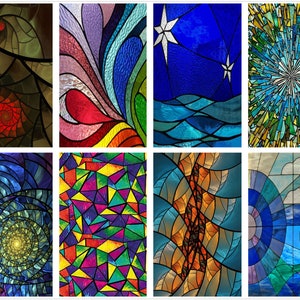 Custom Size Window Film 3D Print Rainbow Mosaic Stained Static Cling Frosted Privacy Glass Stickers For Window Door Home Decor
