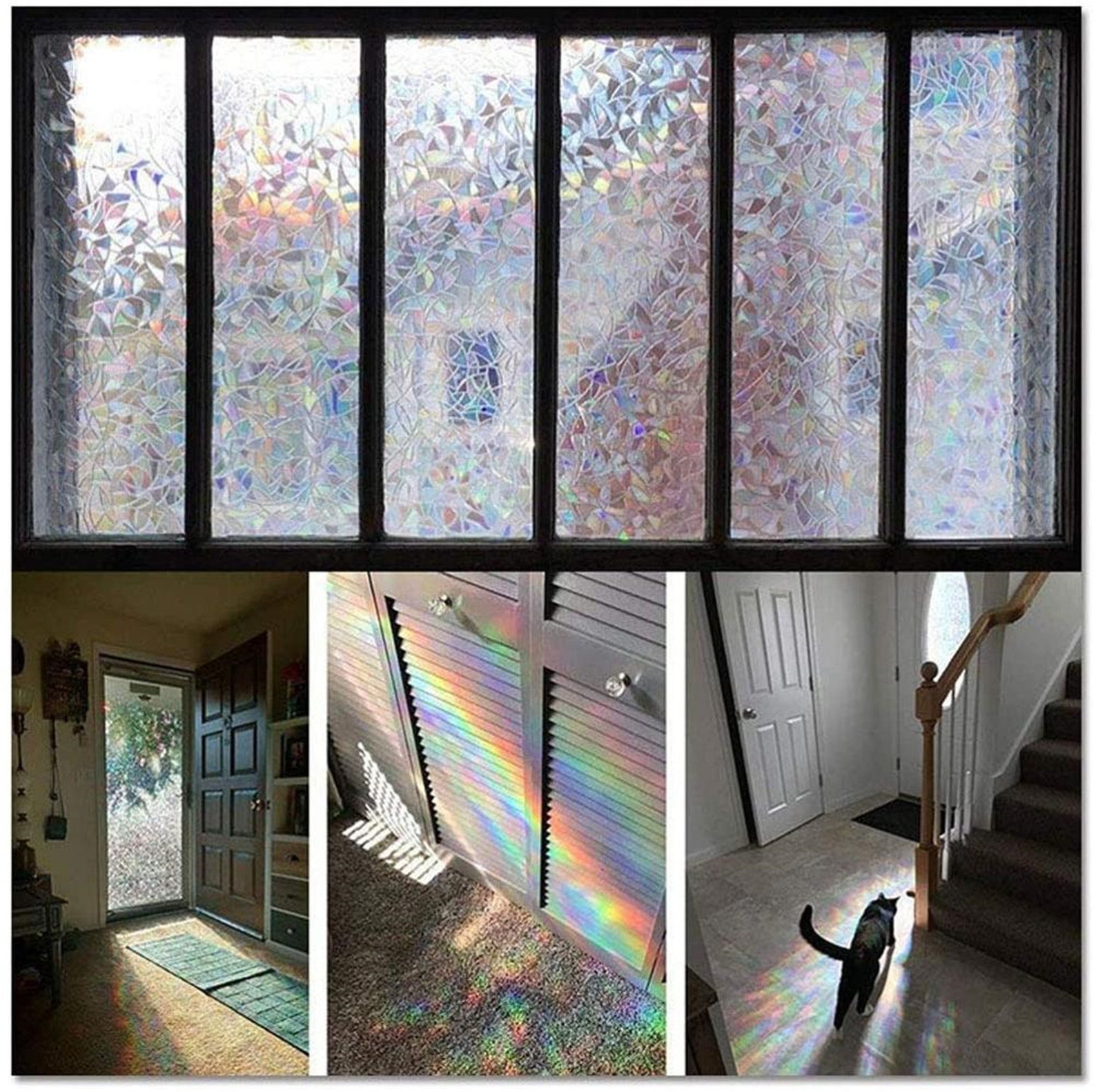 3D Rainbow Effect Window Films Privacy Decorative Film Anti-UV | Etsy
