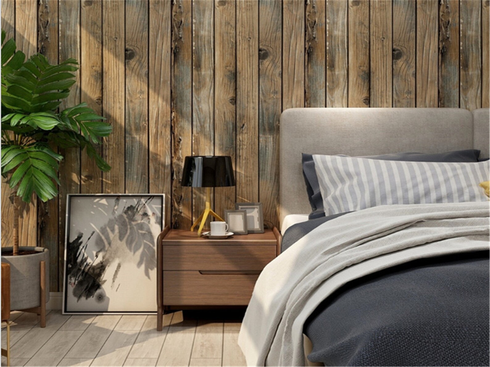 Peel and Stick Wood Wallpaper Brown Vinyl Self Adhesive Etsy UK