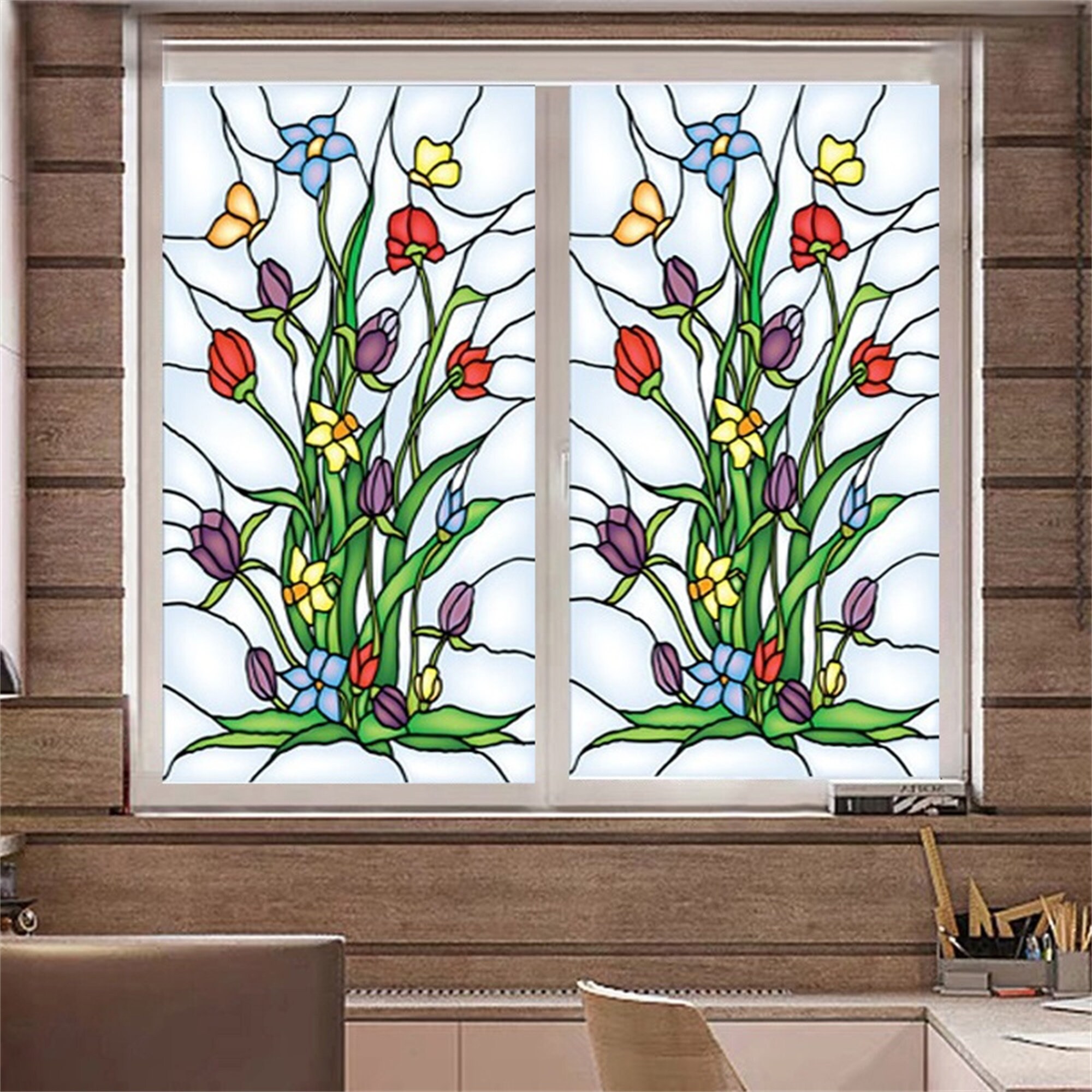Custom Size Stained Window Glass films Frosted Glass Etsy