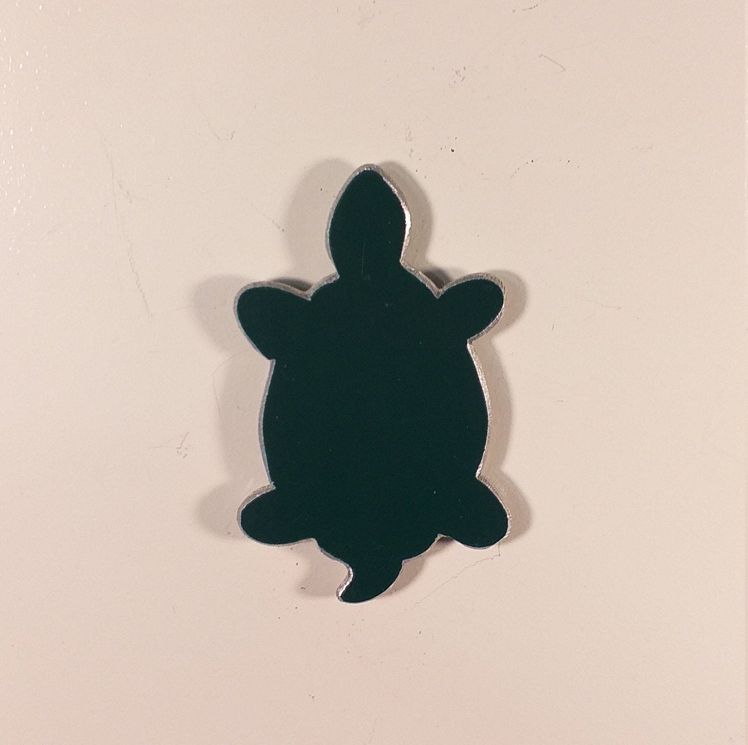 Magnet Tortue Cistude Aluminium Recyclé Découpé à La Main
