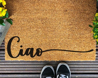 doormat Ciao design regular size-welcome mat-doormat-house warming gift