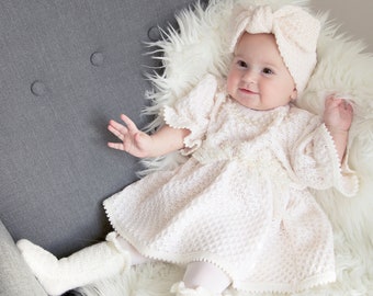 Robe bébé fille - Robe bébé fantaisie - Robe bébé Sitter - Bébé fille - Sitter bébé - Accessoires photo bébé bébé - Robe bébé tricotée - Eletto bébé -Cosy