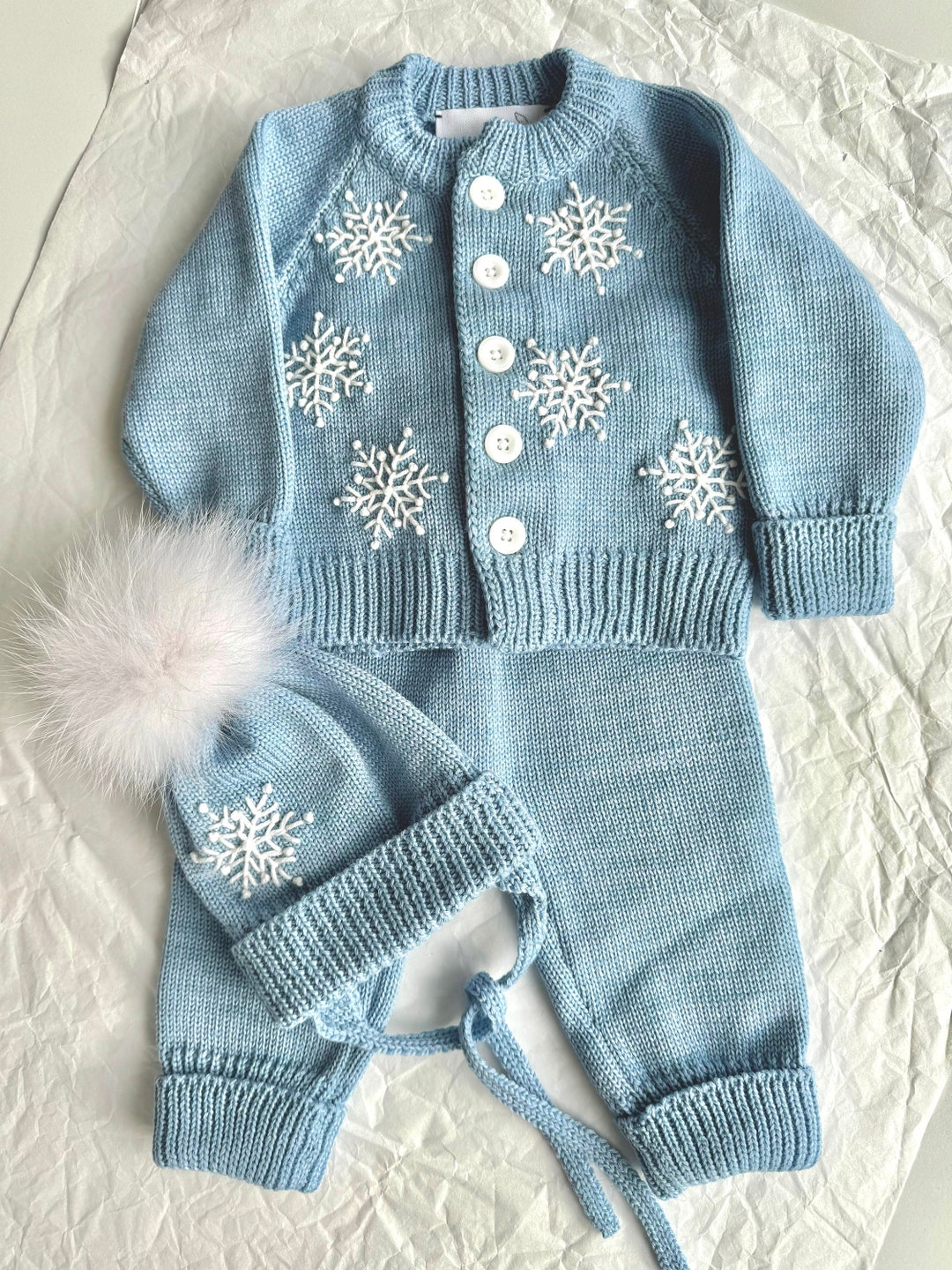 Baby Wool Suit Baby Knitted Set Baby Boy Pants Baby Knitted Trousers
