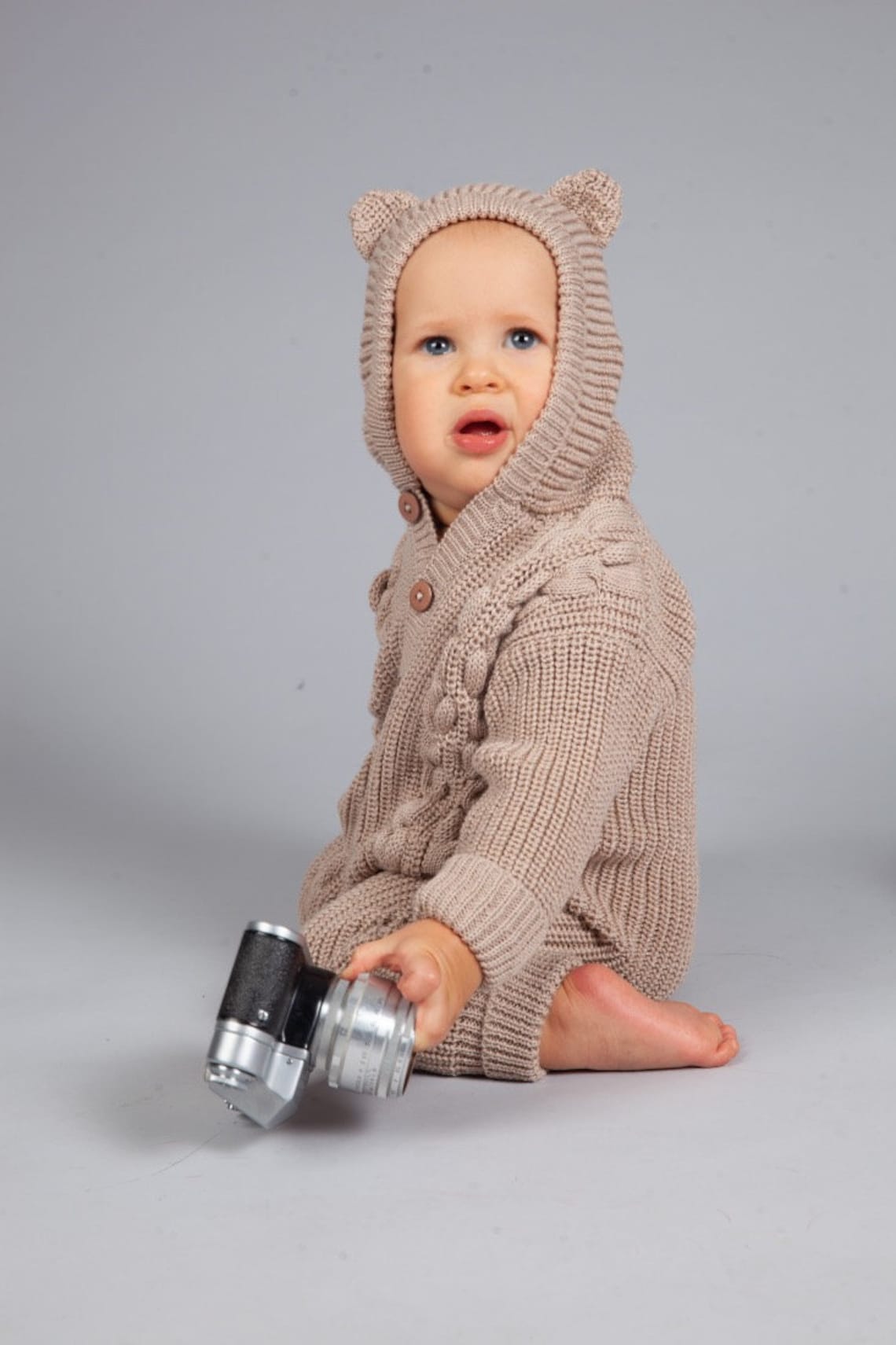 Knitted Baby Romper Toddler Romper Wool Baby Romper Baby Etsy