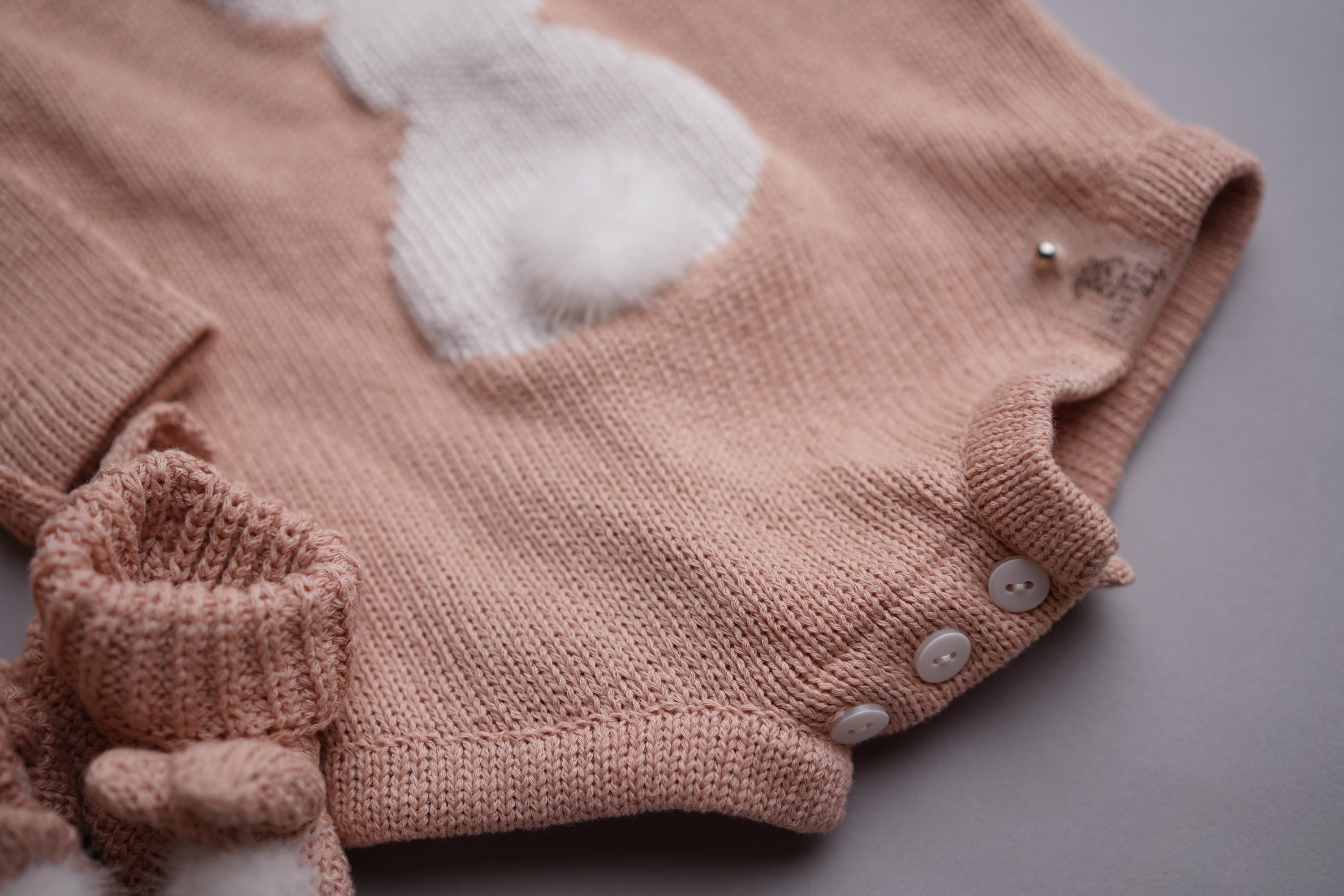 HELLORSOON Poussins De PâQues DéGuisement Pour Bebe,Deguisement Lapin Enfant Poussins Deguisement De BéBé Fille Barboteuse Bebe Fille Hiver Bunny