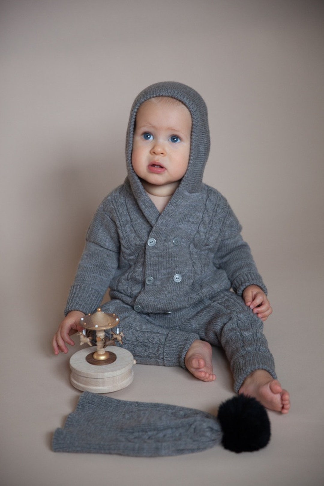 Knitted Baby Set Baby Knitwear Toddler Boy Baby Boy Set Baby Boy Sitter Baby Set Toddler Baby