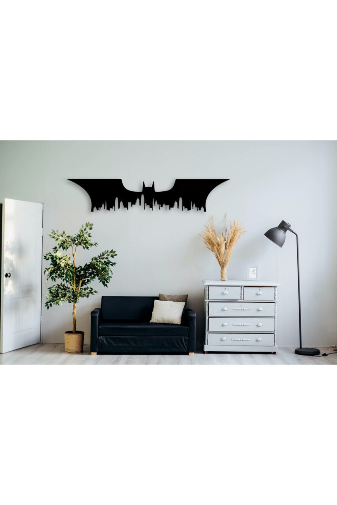 Batman Wall Decor Batman Wall Hanging Batman Sign Superhero Etsy