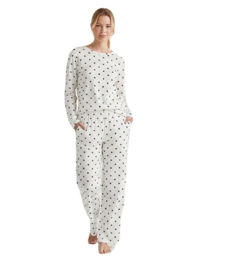 Women's Pajama Set Sewing Pattern PDF, Wide Leg Pants and Long Sleeve ...