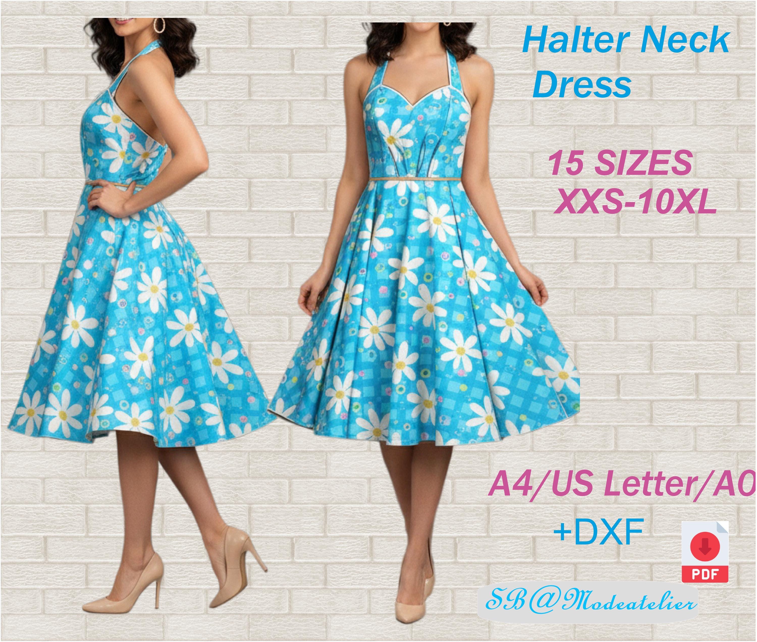 indah balmy halter dress Nina Short Halter Dress (Final Sale) main image 1