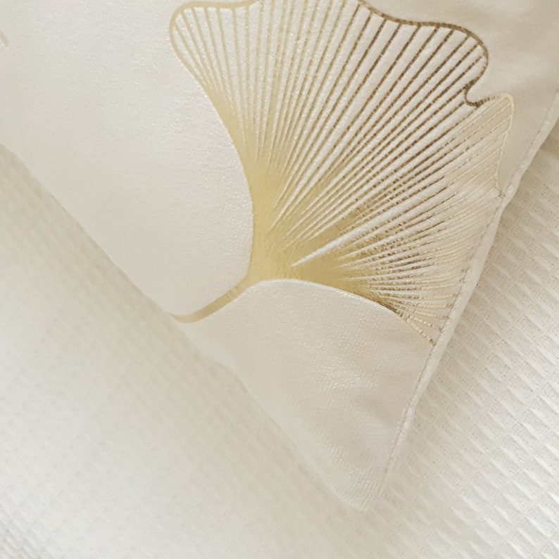Luxury Cream & Gold Scatter Cushion Covers 18x18 Throw Pillow Etsy