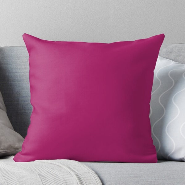 Magenta Pillow Etsy
