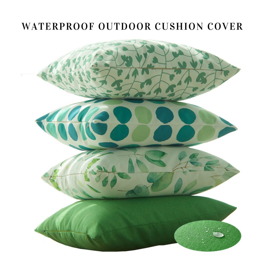 Outdoor Cushion Covers Waterproof Pillow Covers Scatter Etsy