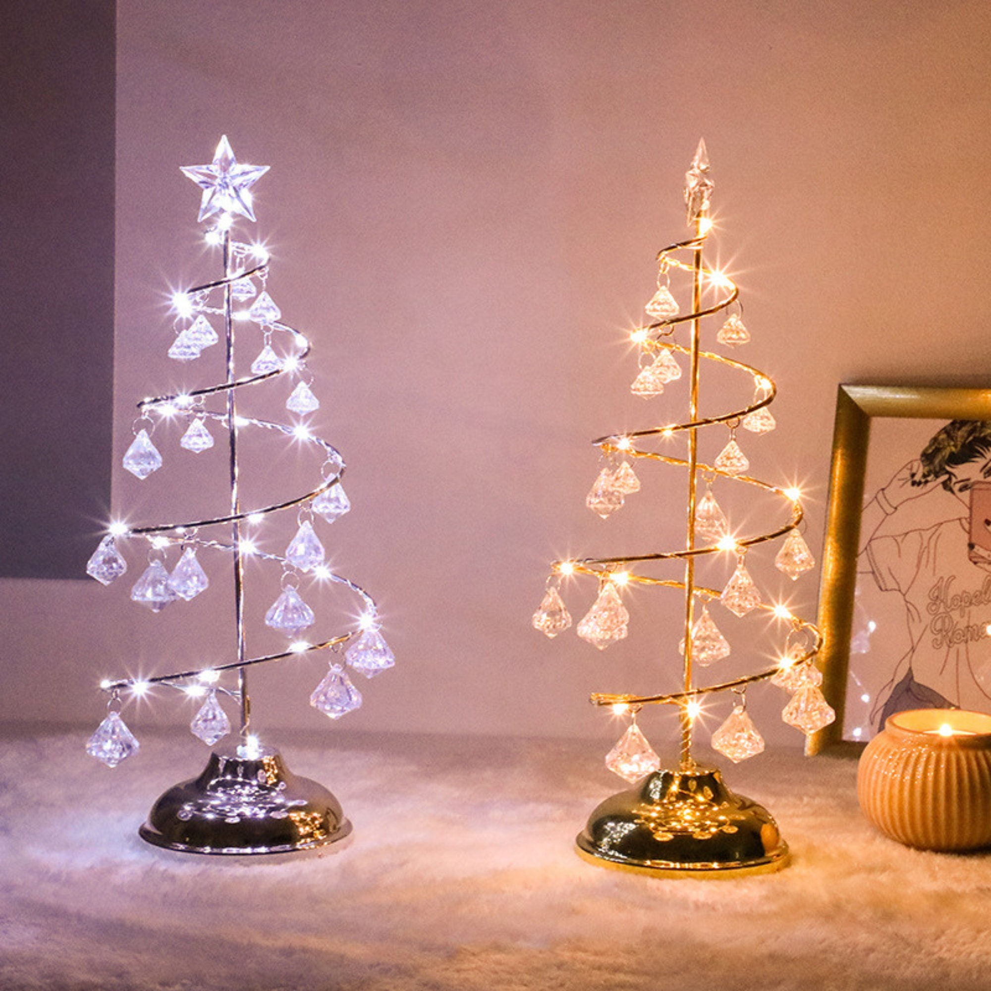 Led Christmas Tree Ornaments 