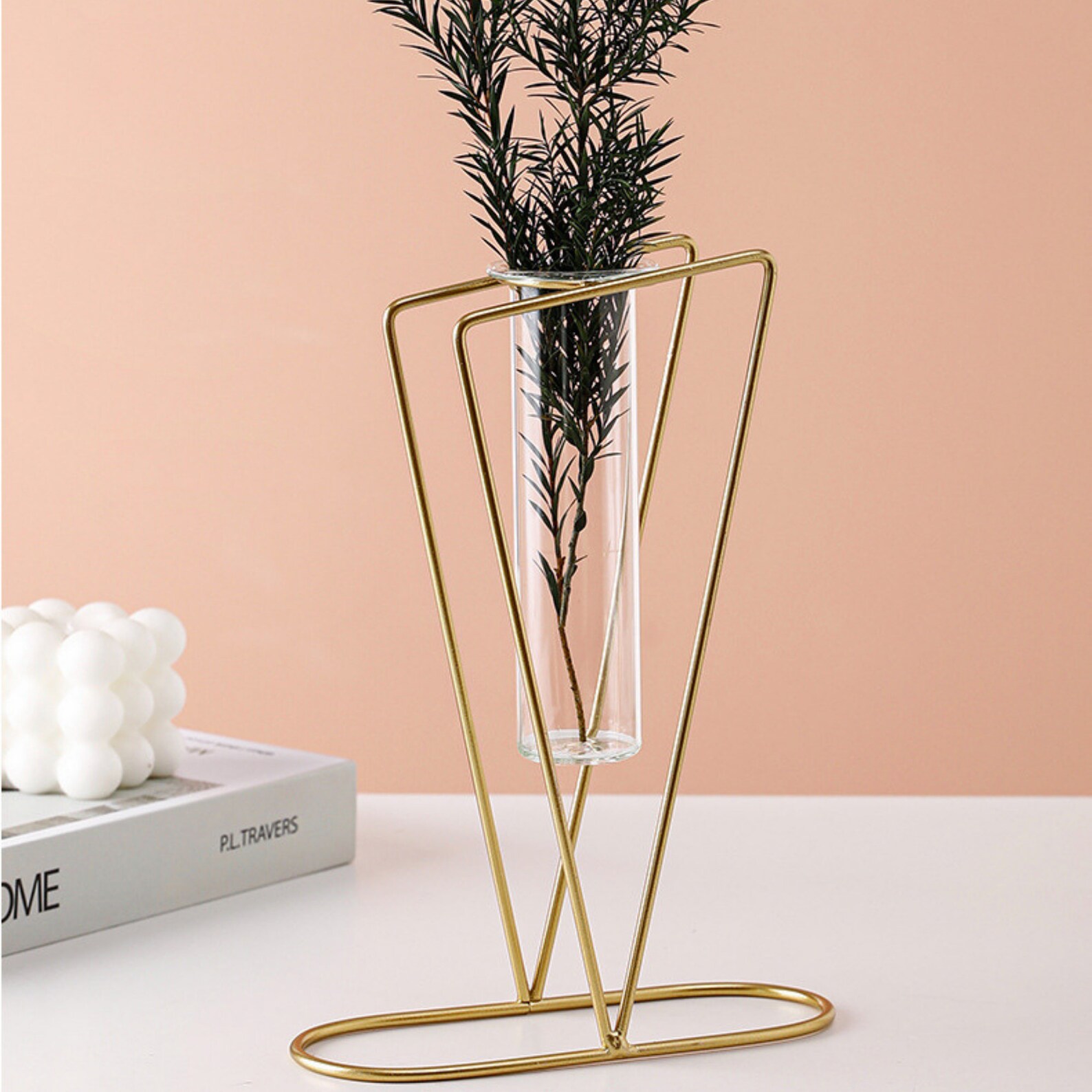 Hydroponic Vases UK Propagation Gold Metal Wire Vase Etsy