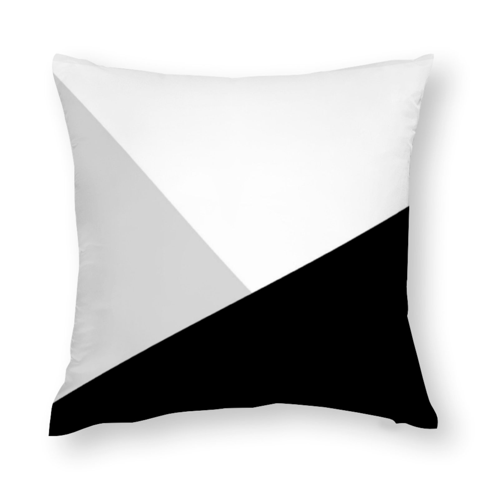 Black White & Grey Pillow Cover Geometric Cushion Cover Etsy UK