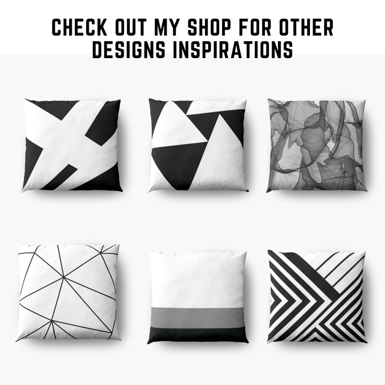 Abstract Yellow & Grey Pillow Cover Geometric Cushion Cover Etsy