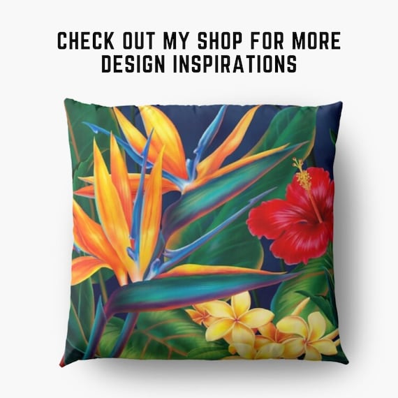 Cuscino da lancio tropicale, copri cuscini in foglie di palma oro