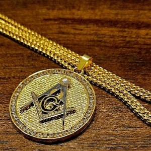 Masonic Pendant and Necklace