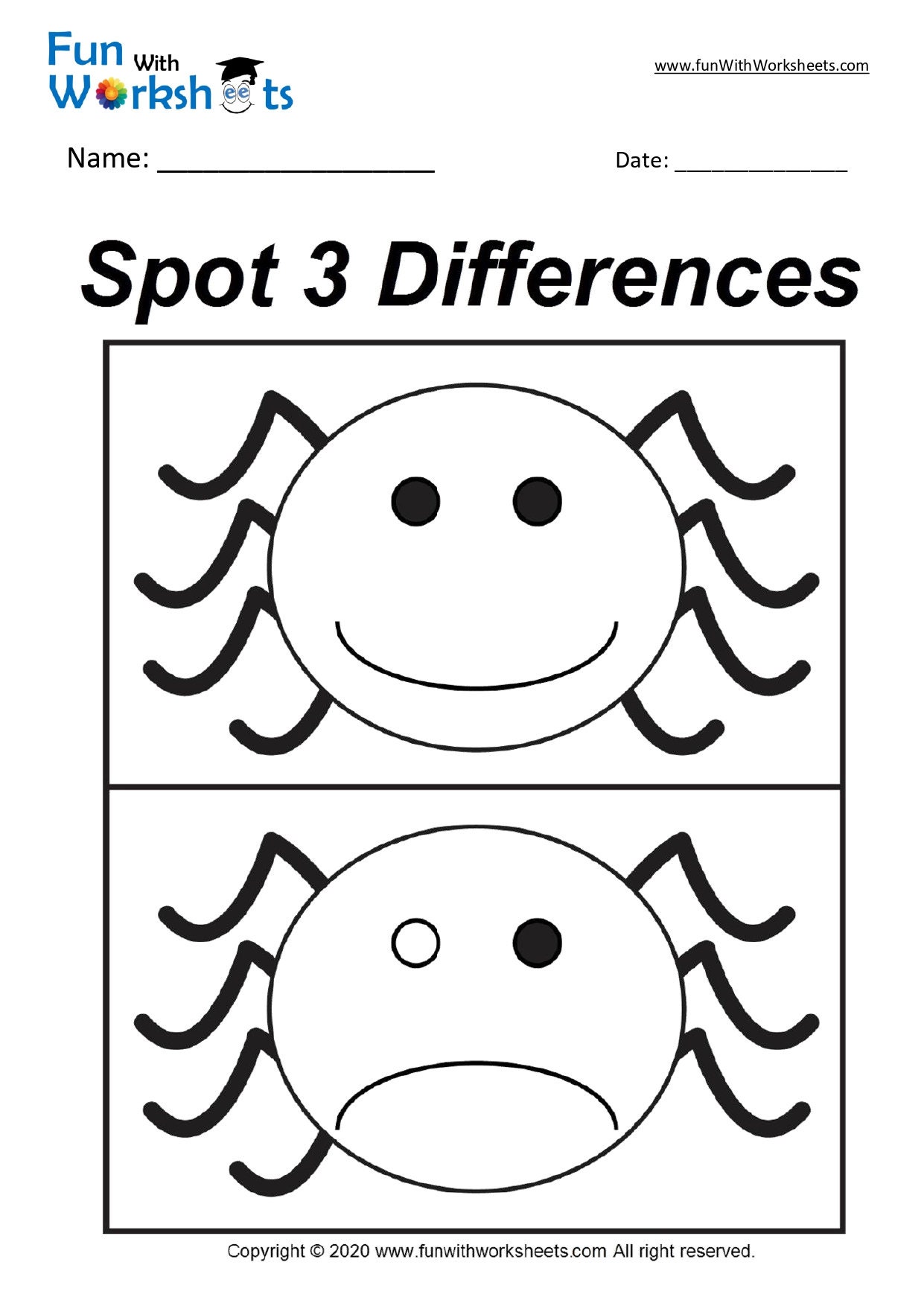 Buy 31 Spot the Difference Printable Worksheets Busy Book Printable ...