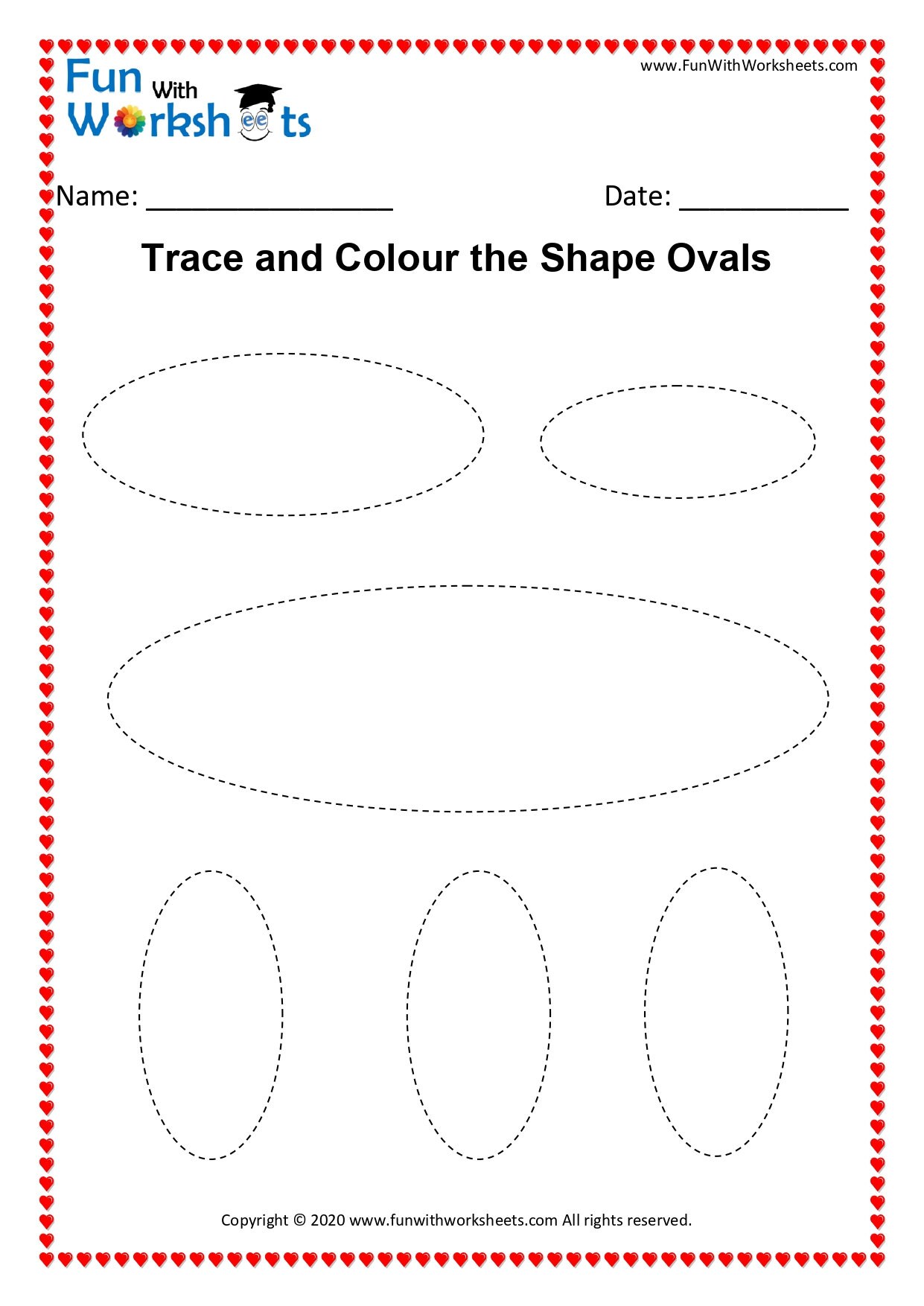 Shape Tracing worksheets tracing worksheets for preschool | Etsy