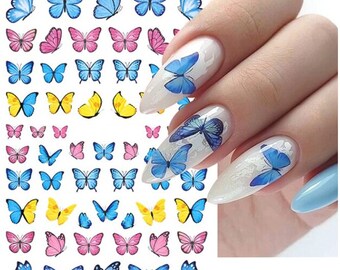 Nail Art Adesivi Decalcomanie Design Fai Da Te Impermeabile - Foto 2