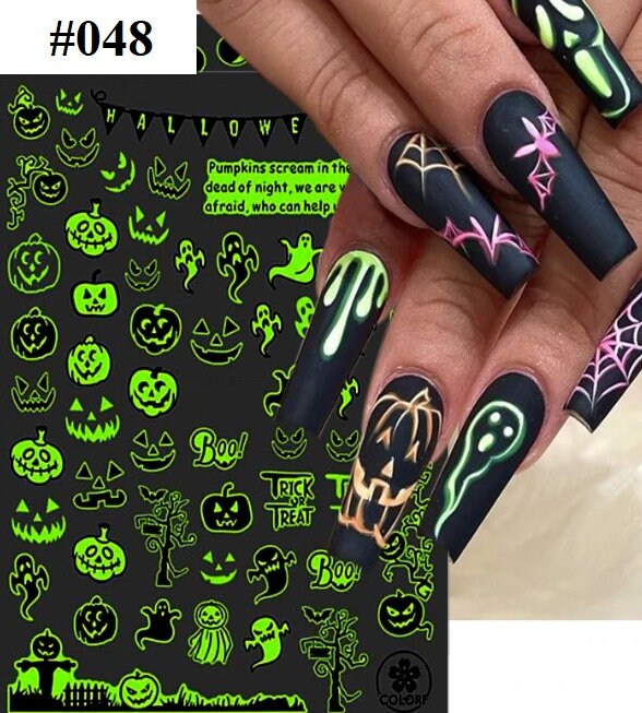 No.1082　選べる9種類ハロウィン　コウモリ　クモ　ネイルパーツ No.1082 選べる9種類ハロウィン コウモリ クモ ネイルパーツ