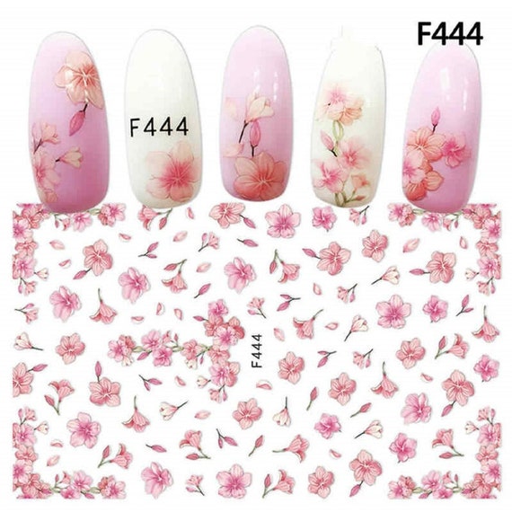 Nail Art Decals Self-Adhesive Stickers Spring Summer Pretty in | Etsy