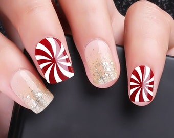 Christmas Nail Stencils - Etsy