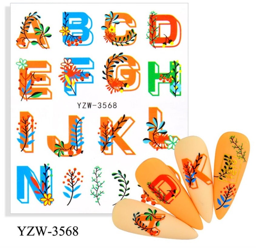 Water Transfer Lettering Water Slide Letters