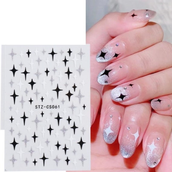 Nail Stickers-Silver Star