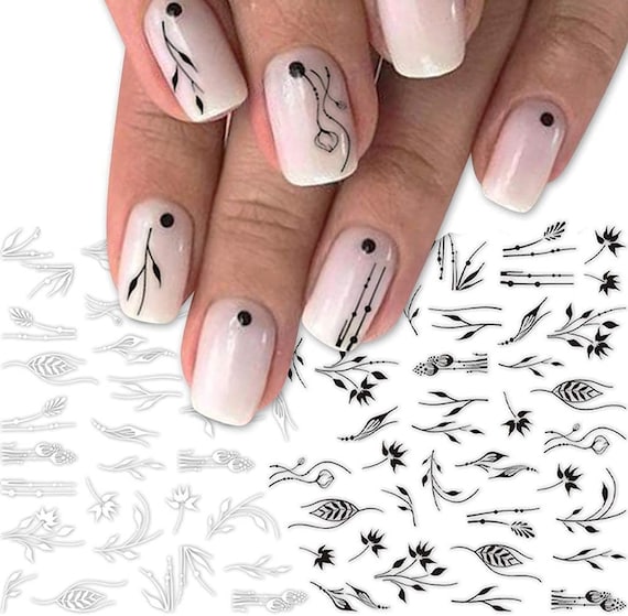 Nail Art Water Decals Stickers Transfers Spring Summer Watercolor Pastel  Flowers Leaf Fern Floral Petals X059 - Etsy
