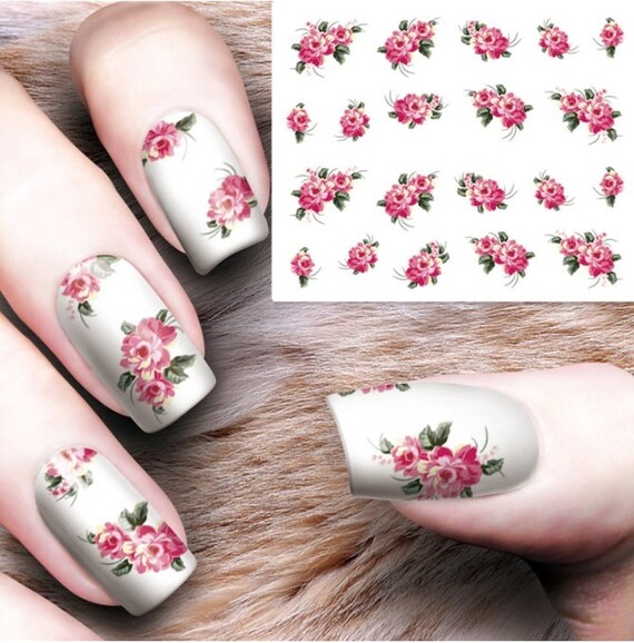 Nail art water decals for sale deals