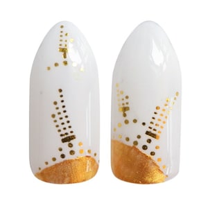 Nail Art Water Decals Transfers Gold Jewelry Necklace Water Transfer Sliders for Nail Art Manicure Wraps Tools Diy Art Decorations (Y071)