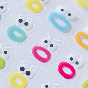 3D Nail Stickers for Kids: Self-Adhesive Manicure Art