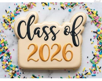 Class of Plaque Cookie Cutter – 3D Printable STL Files – 7 Sizes (Digital Download)