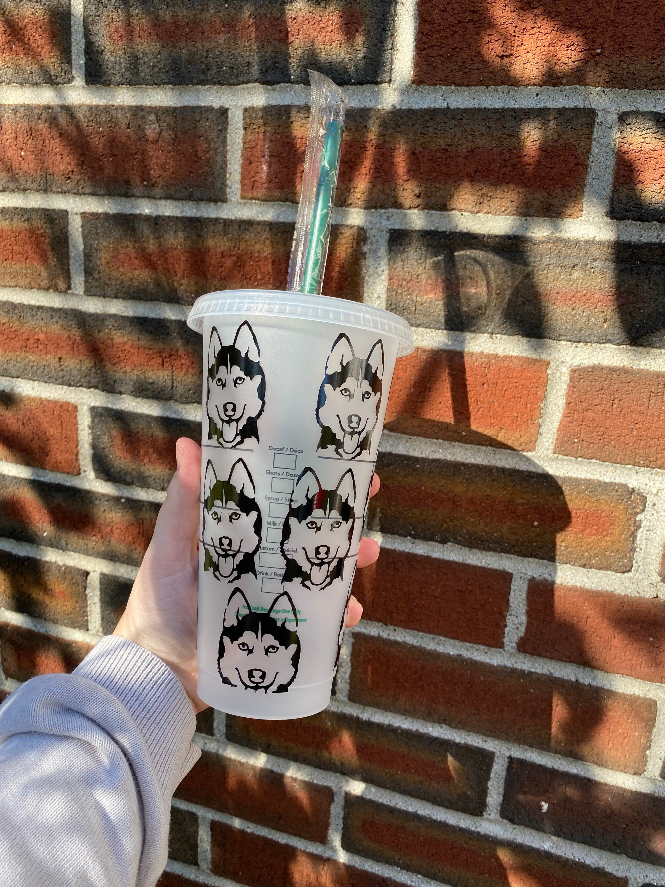 Husky Starbucks pup cup Etsy