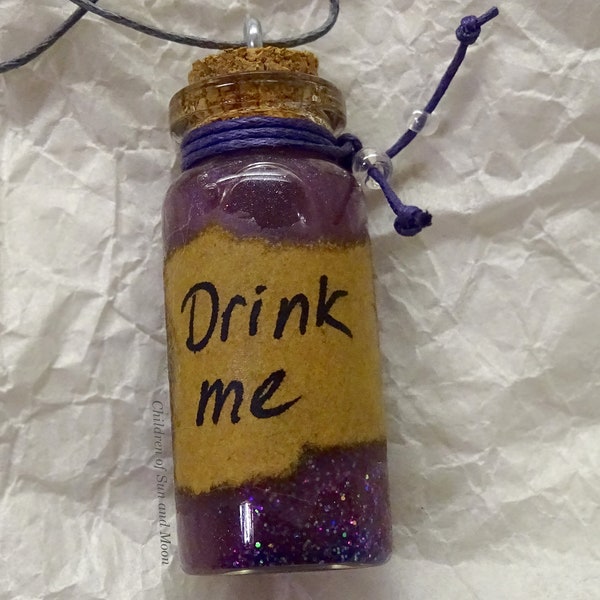 Drink Me Necklace