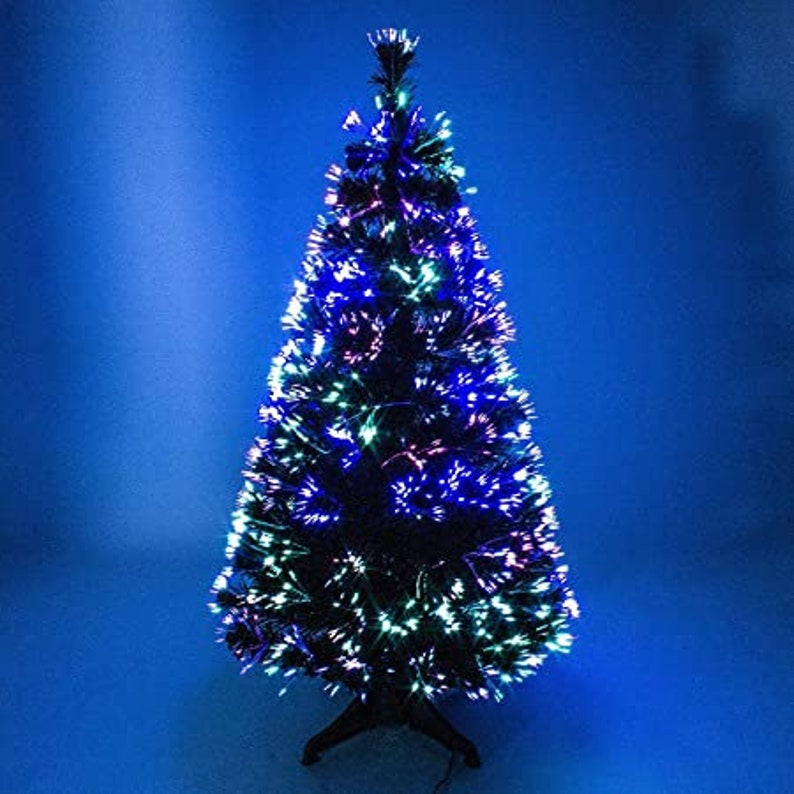 6ft Fibre optique arbre de Noël vert | Etsy