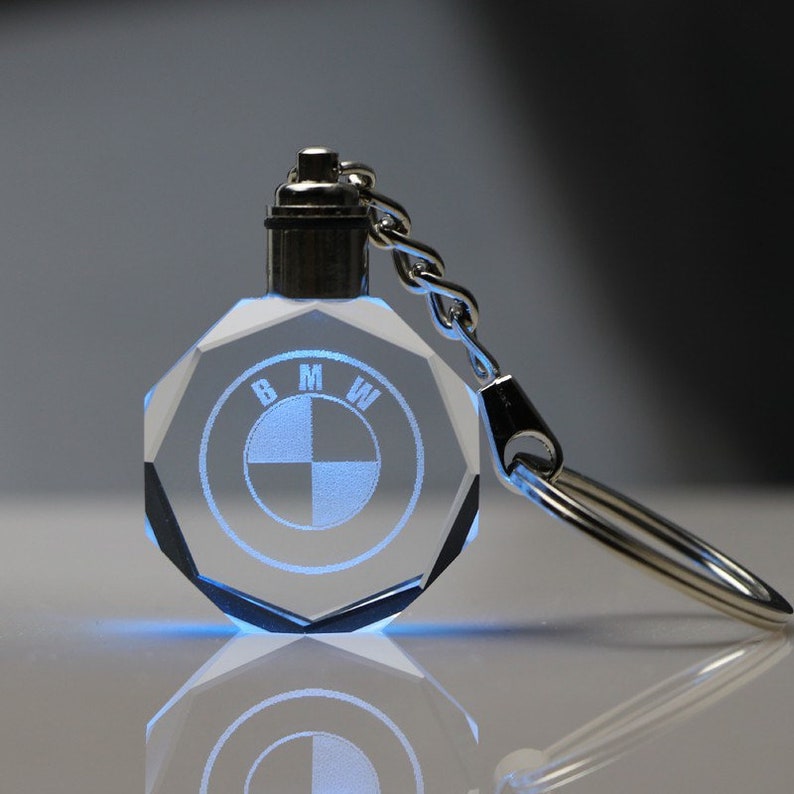 BMW Led Crystal Keychain/ BMW Mpower wallet for Etsy