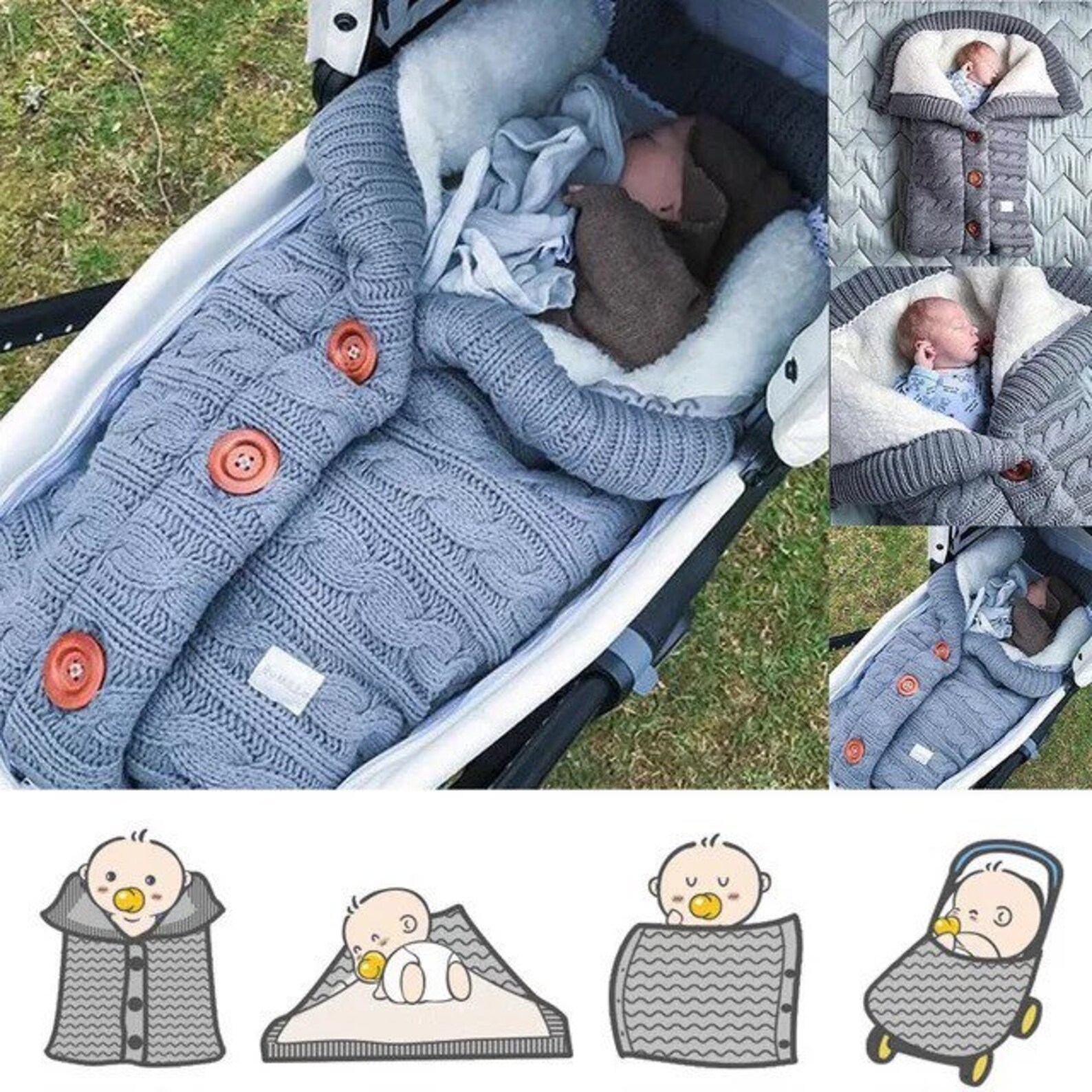 Baby Snug Bug sleeping bag Etsy