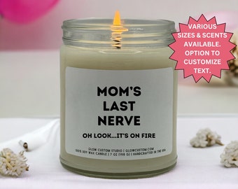 Mom's Last Nerve Personalized Gifts for Mom Gift from Daughter Mom Birthday Gift Mother's Day Gift for Mom Funny Gift for Mom Mothers Day