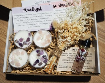 Handmade Crystal Candle Gift Box