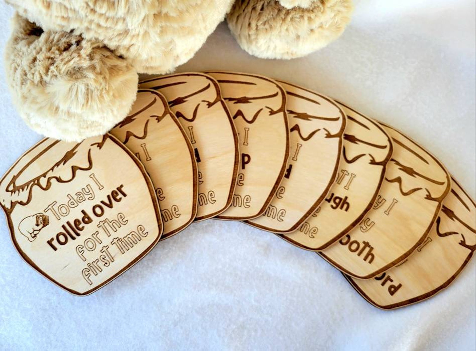 Classic Winnie the Pooh "my First" Baby Milestone Cards - Etsy
