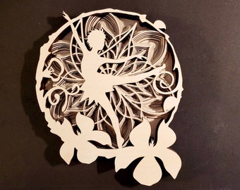 DIY Wood Craft, DIY Craft, Laser-Cut, Layered Dancing Fairy