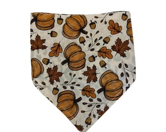 Fall Cats Dog Bandana | Handmade Pet Bandana | Fall Dog Scarf | Autumn Pet Accessories | Dog & Cat Bandana | EllyGang