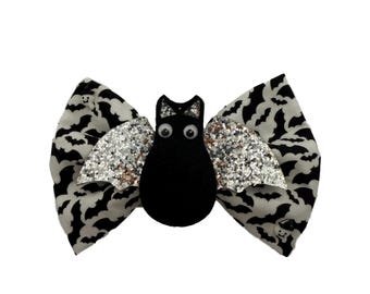 Sparkly Halloween Dog Bow Tie | Sparkly Pet Bow | Handmade Dog Accessory | Fantasy Pet Fashion | Cat Bow Tie