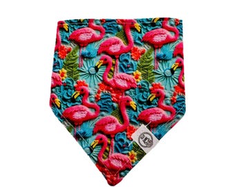 Summer Pet Bandana – Reversible Snap-On Dog & Cat Scarf | Botanic Summer